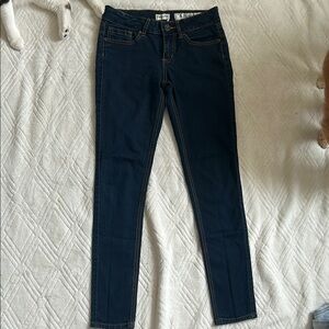 Indigo Rein Women's low rise Dark Blue Jeans